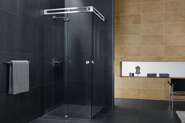 Commercial Shower Door Installation